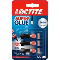 Loctite Super Glue Trio 3 x 1g